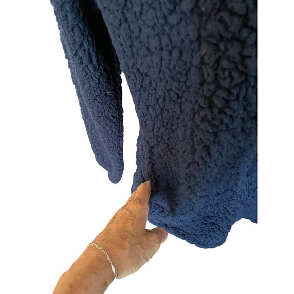 Boxercraft Womens Front Zip Fleece Jacket High Neck Long Sleeve Size S Blue - Picture 4 of 8